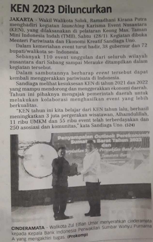 KEN 2023 Diluncurkan