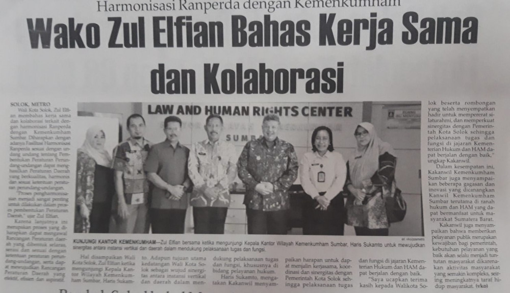 Wako Zul Elfian Bahas Kerja Sama dan Kolaborasi