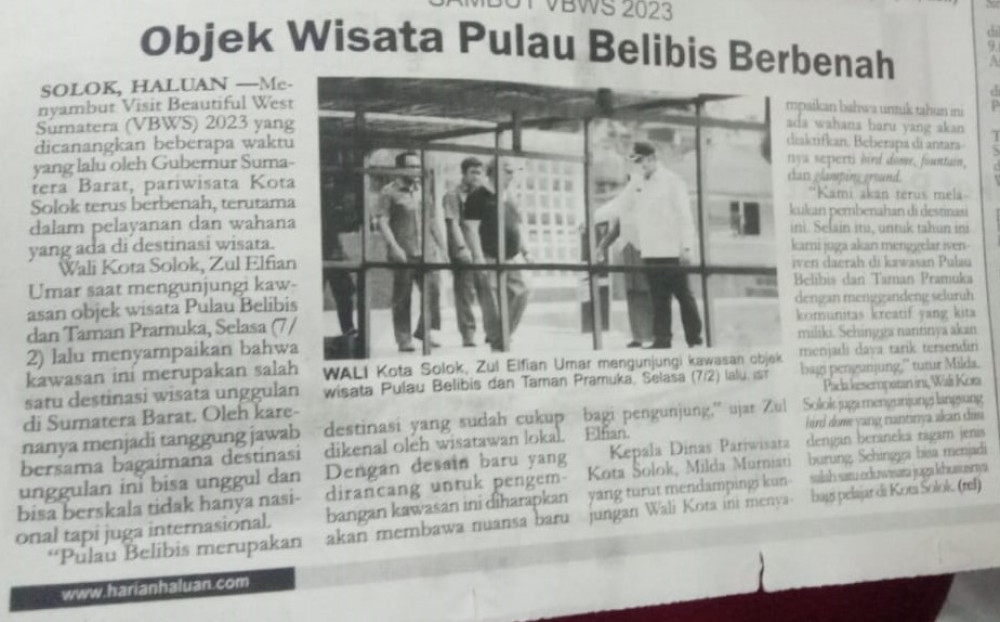 objek wisata pulau belibis berbenah