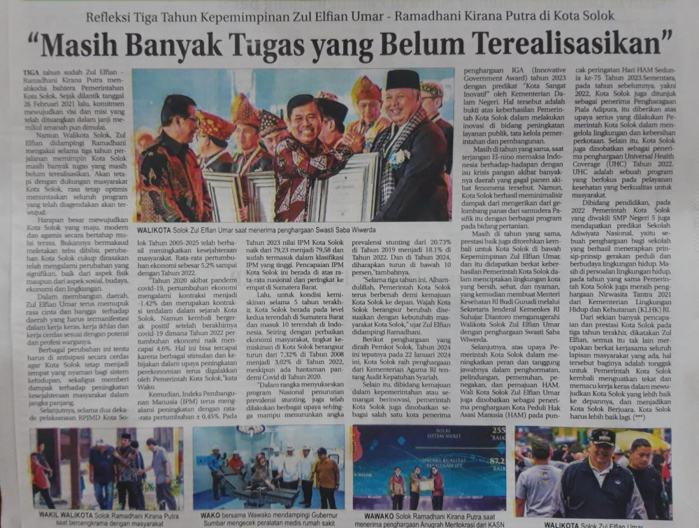 Masih Banyak Tugas yang Belum Terselesaikan