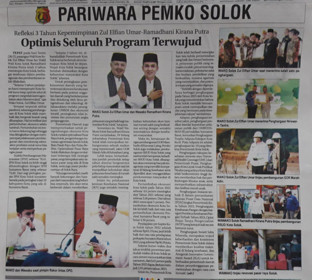 Optimis Seluruh Program Terwujud
