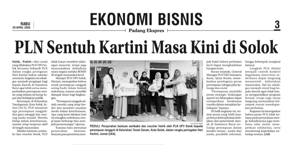 PLN Sentuh Kartini Masa Kini di Solok
